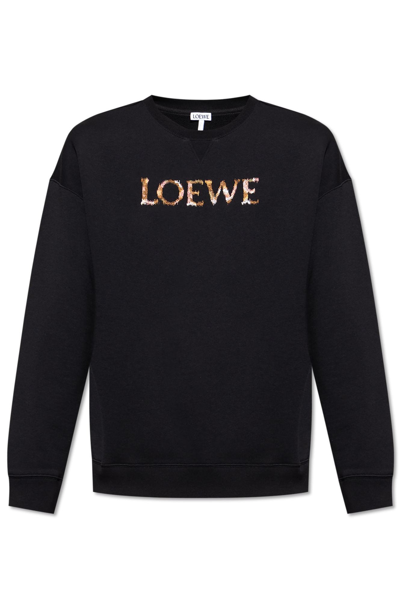 LOEWE ロゴ入り ブラック スウェット ブラック（黒）系 LOEWE(ロエベ) スウェット・トレーナー(メンズ
